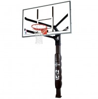 Spalding 72" Glass Arena View In Ground Basketball System